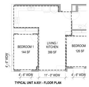2 Bedroom Type A