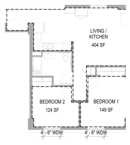 2 Bedroom Type C – Accessible